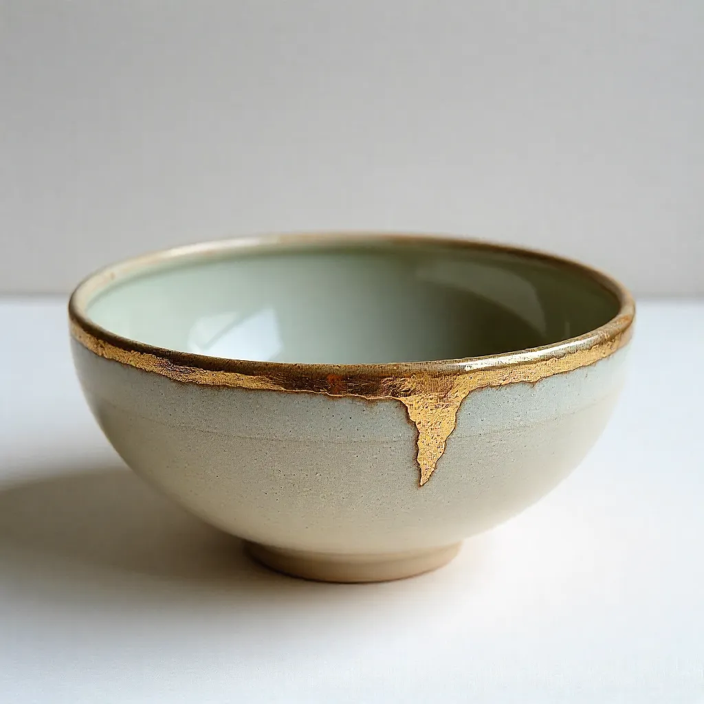 Artistic ceramic bowls for decorative display